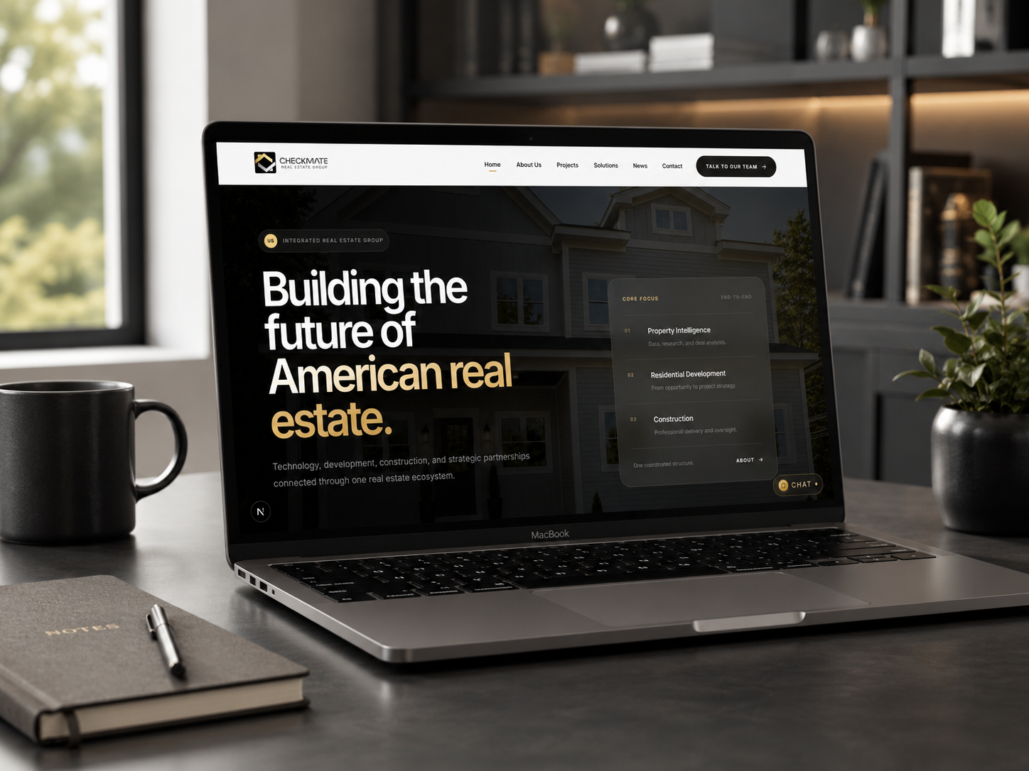 Nosso site Checkmate
